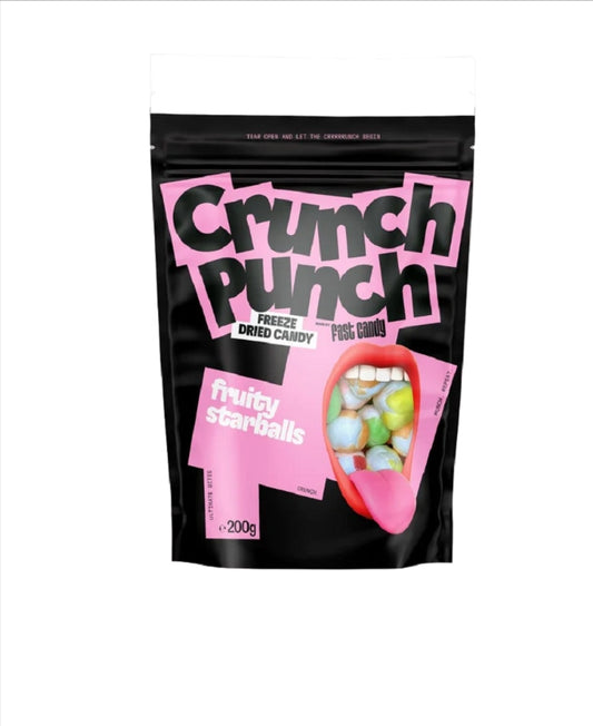 Crunch Punch Crunchy Fruity Starballs 200g